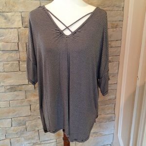 Cute Black and White Striped shirt